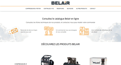 Desktop Screenshot of belair.fr