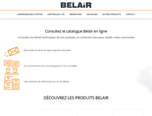 Tablet Screenshot of belair.fr